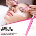 thumbnail image 3 of Juego de pinzas para extensiones de pestañas SUPER VENUS Lash, 5 unidades, acero inoxidable, 3 of 7