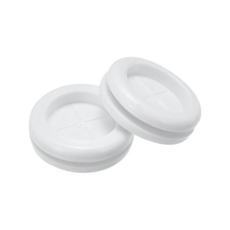 

Uxcell Rubber Grommet Mount Dia 22mm Round Double-Sided for Wire Protection White 20 Pack