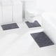 thumbnail image 3 of Alfombrilla de baño de tres piezas, absorbente, de pelo largo, juego de alfombrillas de baño, 3 of 6