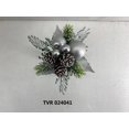 thumbnail image 1 of Senmasine, surtido de púas navideñas artificiales de bayas rojas con piñas, arreglo Floral, corona, decoración navideña de invierno, 1 of 4