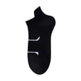 thumbnail image 2 of vzibsiv Mens Socks No Show Thin Free Size Breathable Cushioned Athletic Work Low Cut Thin Sock Black, 2 of 6