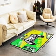 thumbnail image 2 of Erosebridal Gamer Rug Teens,Video Game Area Rug 3x5,Gaming Non Slip Washable Carpet For Living Room Gamer Room Decor,Yellow Green Gamepad Controller Decorative Rug, 2 of 5