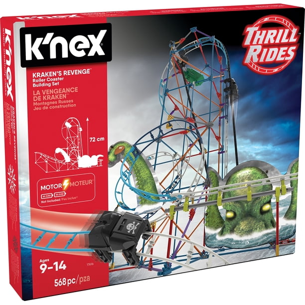 K'Nex Thrill Rides-Kraken'S Revenge Roller Coaster Building Set