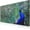 Peacock, variant on Full Desk Mat Green Gaming Mousepad XXL, Large Desk Pad for Keyboard and Mouse, Neutral Mouse Pad Waterproof Non-Slip Rubber Base, 35.4" X 15.7" for Work/Game/Office/Home Monstera Leaves Anime