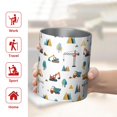 thumbnail image 5 of 12oz Coffee Tumblers Cartoon Construction Vehicles Mountains Stainless Steel Vacuum Insulated Travel Tumbler Coffee Cups Mug with Lid and Straw with Cleaning Brush for Cold & Hot Drinks, 5 of 5