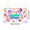 2A, variant on Colorful Design Banner Easter Theme Donut Decor for Kids Party Indoor Celebration