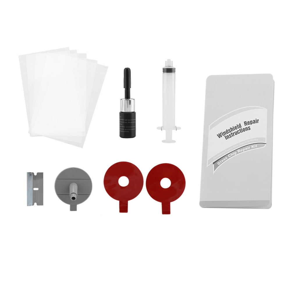 Mgaxyff Car Auto Windshield Repair Tool Kit Glass Crack Repairing