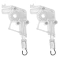 thumbnail image 1 of LEEYNEER 2pcs Wand for Horizontal Blinds Hexagon Shaped Gear Hook Connection, 1 of 6