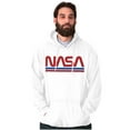 thumbnail image 5 of Retro Classic Space NASA Worm Logo Hoodie Sweatshirt Women Men Brisco Brands S, 5 of 6