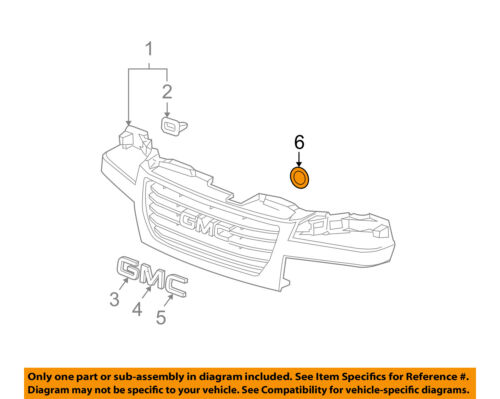 GM OEM Grille-Emblem badge name plate Nut 11609858