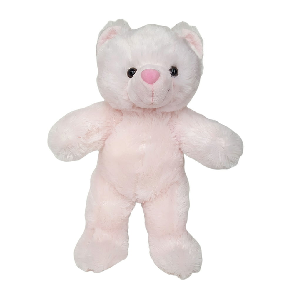 Cuddly Soft 16 inch Stuffed Pink Traditional Bear...We stuff 'em...you