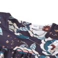 thumbnail image 4 of Girls Clothes Set Blue Short Sleeve  Collar Tops and Shorts, 4 of 5