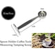 thumbnail image 2 of Cuchara de café expreso plateada y cuchara medidora de café apisonadora Cuchara medidora de acero inoxidable Cuchara de café molida Taza K Cuchara de café de 30 ml Martillo de polvo 2 en 1 Apisonamien, 2 of 5