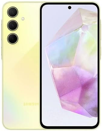 Open Box Samsung Galaxy A35 (128GB + 8GB) | 6.6" 120Hz Display 5G + 4G LTE | GSM Unlocked Smartphone (International Version)