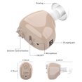 thumbnail image 5 of Mini amplificador de sonido de dispositivo auditivo tipo oído interno recargable con base de recarga, 5 of 5