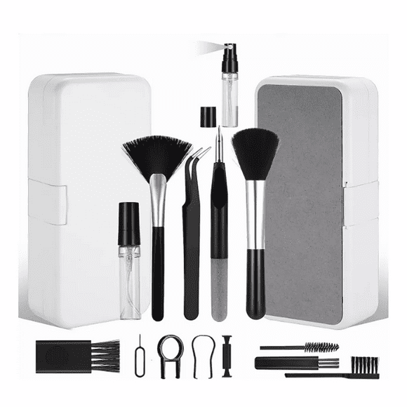 Limpieza Cepillo Kit De Limpieza Teclados Celulares 18 In 1 blanco