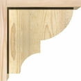 thumbnail image 3 of 6"W x 12"D x 12"H Ridgewood Rough Sawn Corbel w/Backplate, Douglas Fir, 3 of 9