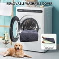 thumbnail image 5 of Orthopedic Dog Bed with Waterproof Removable Cover, Non-Slip Bottom, Washable Plush Crate Mat for Small & Medium Dogs, Senior Pets, 5 of 7