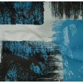 thumbnail image 5 of oneOone Cotton Poplin Twill Teal Blue Fabric Brush Stroke Dress Material Fabric Print Fabric By The Yard 56 Inch Wide, 5 of 6