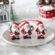 thumbnail image 3 of Adornos navideños Wosthever 3x decorativos rojos hechos a mano en resina, 3 of 6