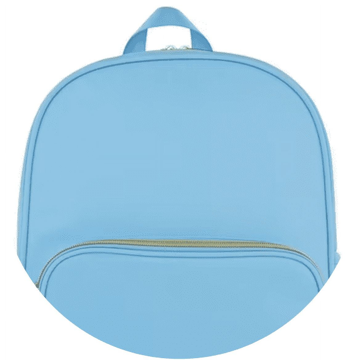 Hello Hobby Nylon Backpack, Customizable Travel Book Bag for Crafts, School, and Everyday Use, Blue