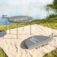 thumbnail image 3 of Outsunny 4ft Folding Picnic Table with Anti-Slip Foot Pads, Grey, 3 of 10