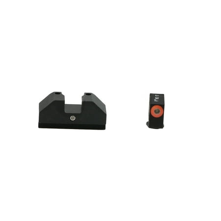 XS Sights F8 Night Sight Set for Glock 17, 19, 22-24, 27, 31-36, 38 - (Best Laser Sight For Glock 27)