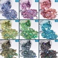 thumbnail image 4 of Fiudx Brillantina Hexagonal, Lentejuelas Vibrantes con Decoración de Uñas, Pegatinas Fáciles de Aplicar, Polvos Coloridos Duraderos, Maquillaje para Fiestas, Accesorios de Moda para Mujer, Set 6 Caja, 4 of 7