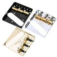 thumbnail image 4 of NEW Wilkinson Chrome WTB Ashtray Bridge for Tele guitars, with Brass Saddles, 4 of 12