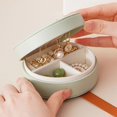 thumbnail image 3 of TopLLC Jewelry Box Portable Handbag Necklace Ring Earring Travel Accessory Box Jewelry Storage Box Storage wrap, 3 of 9