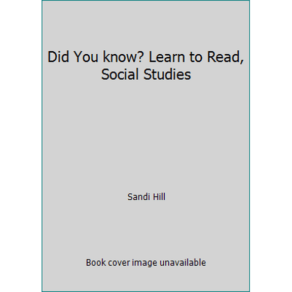 Pre-Owned Did You know? Learn to Read, Social Studies (Paperback) 1574713353 9781574713350