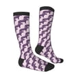 thumbnail image 4 of Lsque Leopard Print Printed Crew Socks Men's Women's LightWeight Thin Casual Calf Socks ,Knee High Socks,Cotton Socks, 4 of 9