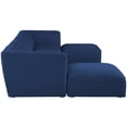 thumbnail image 6 of Meridian Furniture Miramar Navy Durable Linen Textured Modular Sectional, 6 of 13