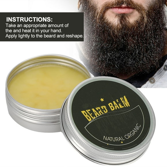 Mustaches Balm,Men's Beard Mustache Care Beard Moustache Wax For Men,Moisturizing Softening Beard Balm,Facial Hair Styling Grooming