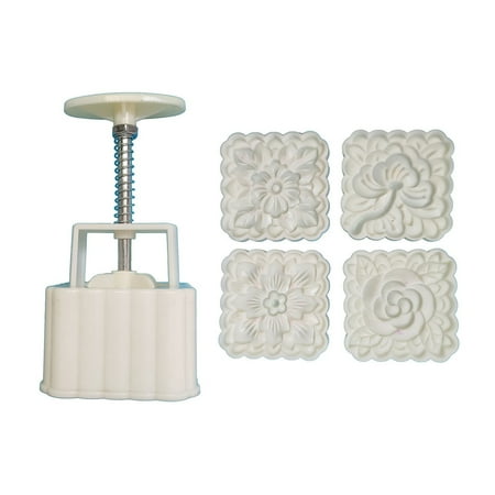 

Plastic Mooncake Moulds DIY Baking Tools Kitchen Gadgets for Mid-Autumn Festival