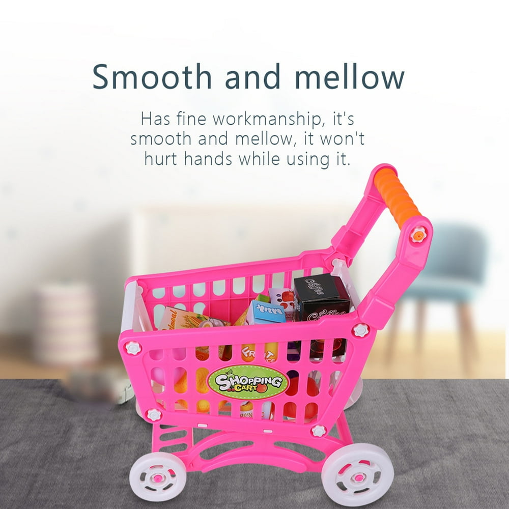 LYUMO Kids Shopping Cart, Kids Plastic Shopping Cart,Kids Shopping Cart