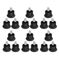 thumbnail image 1 of SHOWERORO 15pcs High Profile Stool Glides Rubber Black Floor Protection, 1 of 8