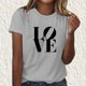 thumbnail image 3 of Tops Cortos para Mujeres Casual de Moda Impreso Cuello Redondo, Camiseta de Manga Corta para el Uso Diario, Fiesta Y Cómodo, 3 of 4