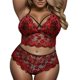 thumbnail image 1 of Gibobby Lencería sexy para mujer Lencería Ropa de dormir Sexy Pijamas nuevos Ropa interior Liga Encaje Anillo de Íntimos(Rojo 4XL), 1 of 4