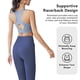thumbnail image 4 of Ropa interior deportiva para mujer con cremallera en la parte delantera, ropa interior de yoga de alto impacto para entrenamiento, ropa interior acolchada sin aros y de alto soporte - Gris, 4 of 5