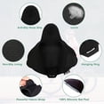 thumbnail image 6 of CozyHom Gel Bike Seat Cover with Raincover, Anti-Slip Comfortable Bike Seat Cushion with Breathable Design Bicycle Saddle Pad for MTB & BMX and Road, Velcro Installation, Black, 6 of 6