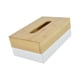 thumbnail image 5 of Servilletero de mesa con soporte para pañuelos, organizador de servilletas decorativo Blanco, 5 of 9