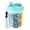 Light Blue, variant on Pill Organizer, Light Blue 7 Compartments Portable Vitamin Pill Dispenser, 1 Pack Travel Medicine Pill Case with Lanyard, for Daily Supplement Medication Tablets Storage Home Outdoor Use