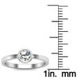 thumbnail image 5 of SuperJeweler 1/3 Carat Rose Cut Diamond Solitaire Ring In 14 Karat White Gold For Women, 5 of 6