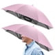 thumbnail image 1 of Sombrero Paraguas con Banda de 26" [2 Pcs] - Sombrero de Sol Plegable y Manos Libres para Pesca, Jardinería, Senderismo y Camping [Rosa], 1 of 7