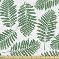 thumbnail image 1 of Fern Fabric by The Yard, Arrangement of Leaves Woodland Nature Exotic Leafage Growth Hawaiian Flora, Decorative Fabric for Upholstery and Home Accents, by Ambesonne, 1 of 4