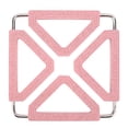 thumbnail image 1 of BuyWeek Set de Table, napperon Anti-poussière Pliable Durable de Haute qualité résistant à la Chaleur et résistant à la Chaleur pour Table à Manger(Rose), 1 of 8
