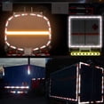 thumbnail image 6 of 2" x 30ft Reflective Safety Tape DOT-C2 Waterproof Red & White Adhesive Eye-catching Tape for trailers, outdoor, cars, trucks, 6 of 6