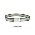 thumbnail image 1 of 1 Ensemble Design Simple Ceinture Élastique pour Enfants Garçons Boucle Réglable Ceinture Extensible Réutilisable Lavable Jeans Accessoires Vêtements Gris Rayure Blanche, 1 of 9
