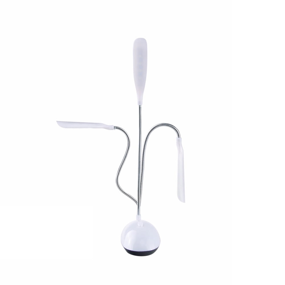 LEAQU LED Desk Lamp Battery Operated Table Lamp, Compact Portable lamp for Dorm Study Office Bedroom, Eye-Caring and Energy Saving
